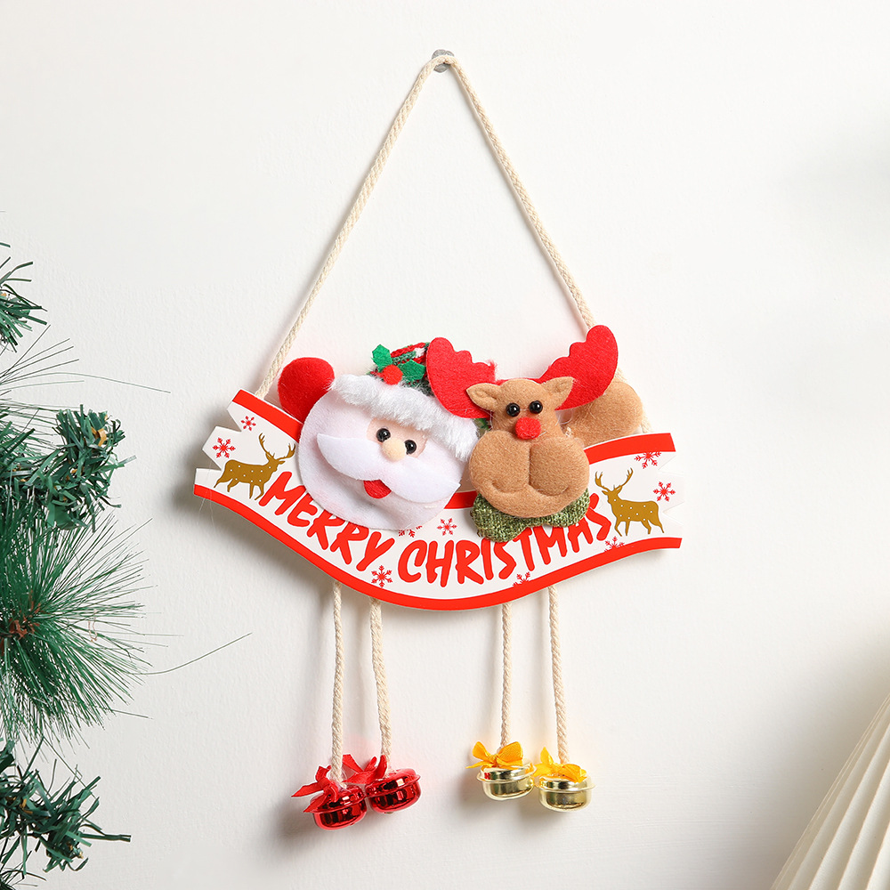 Kreatywne zawieszki świąteczne na drzwi, dekoracje robić domu, na okno, na ścianę, dekoracja sceny bożonarodzeniowej, ozdoby wiszące.: Mięta zielona