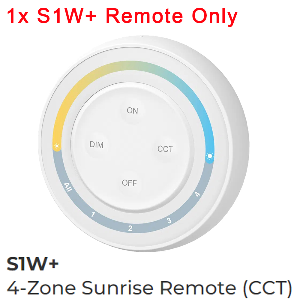 MiLight 2.4G Wireless Dimmer Remote FUT006 FUT007 FUT094 S1-W S1-B S1W+ C1 C3 Y1 Y2 K0 K1 K2 K3 K2S K3S for MiBoxer CCT LED Lamp: Lilac Colour