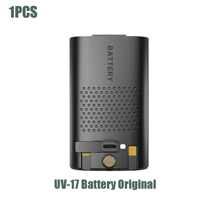 Baofeng UV-17 Pro Li-ion Battery DC 7.4V 13.32Wh Original BL-17UV Rechargeable UV-17L UV-17 PlusV1 V2 Battery UV-17 Max Bateria: Camo
