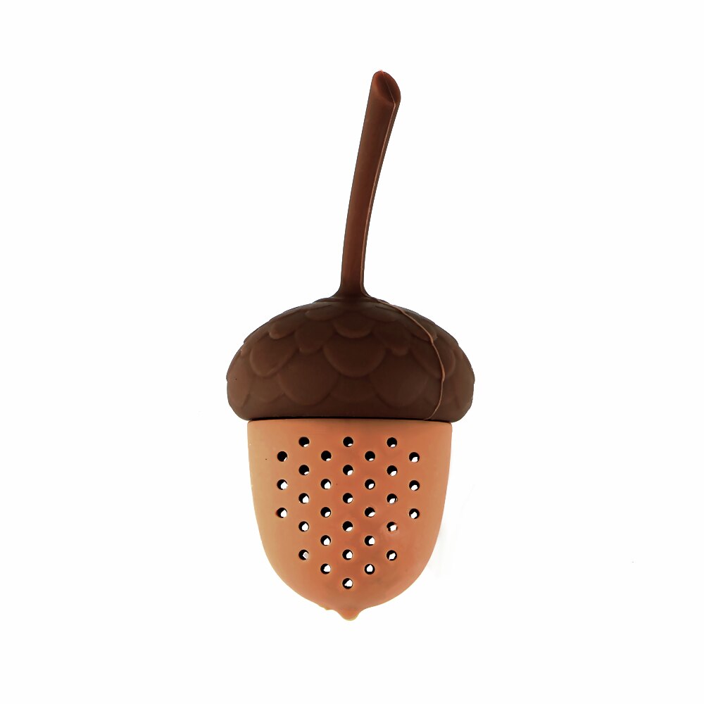 Hilife tepose sil krydder diffusor dingser agern form silikon te infuser kjøkken tilbehør