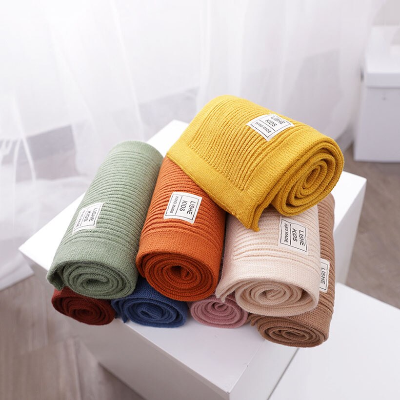 freundlicher schal Baby jungen und mädchen lange schal freundlicher gestrickte Winter warme schals halstuch шарф детский