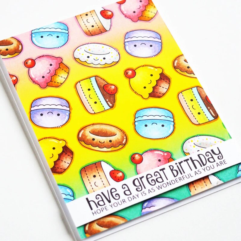 Mini dieren zinnen kabouters eten transparante stempels transparante stempels voor doe-het-zelf scrapbooking papier kaart