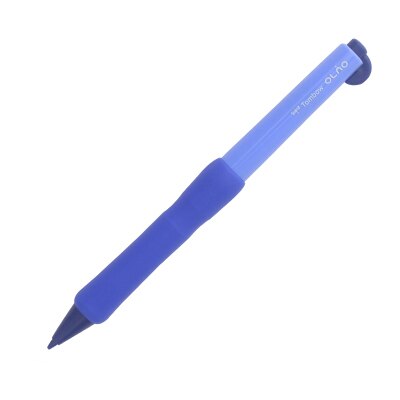 1pcs 0.5mm TOMBOW MONO Simple student Mechanical pencil Color splicing automatic pencil Rubber bendable movable pencil kawaii: blue blue