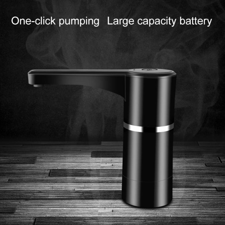 Kannettava painike langaton ladattava sähköinen annostelija vesipumppu/usb-kaapeli ja silikoniletku 4.5l-18.9l tynnyrille