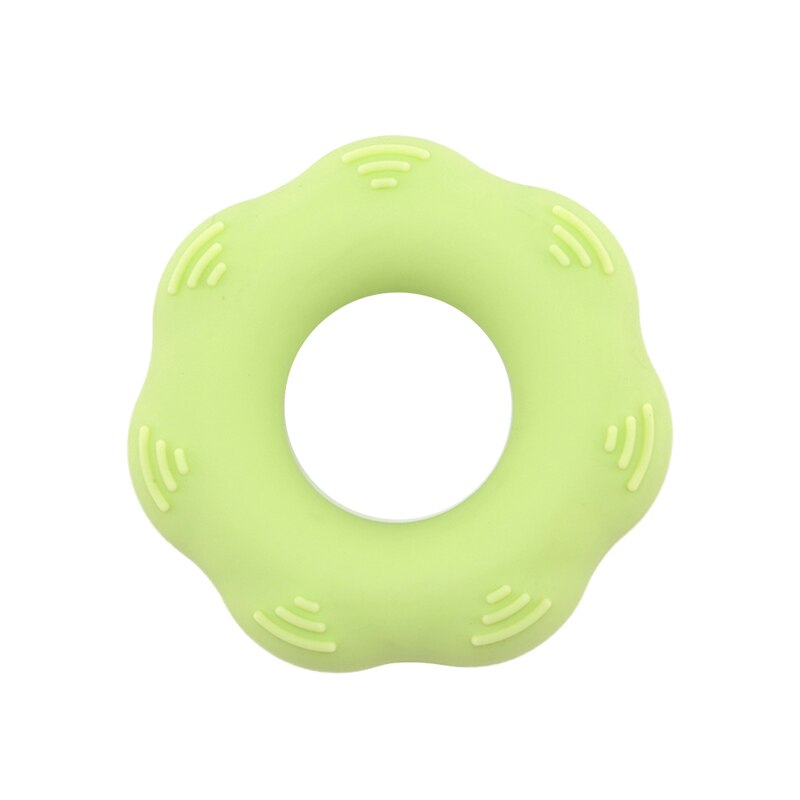 Anneau de préhension antidérapant en silicone pour la force et la résistance, balles thérapeutiques pour augmenter la force de l'avant-bras: Vert clair