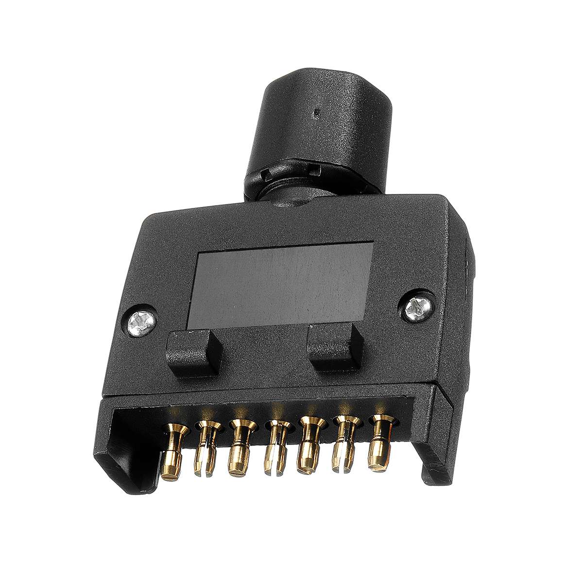 7 Pin male Trailer Connector Adaptor Flat Trailer Plug Power Cord 12V Durable Waterproof Truck Car Accessories (AU Plug)