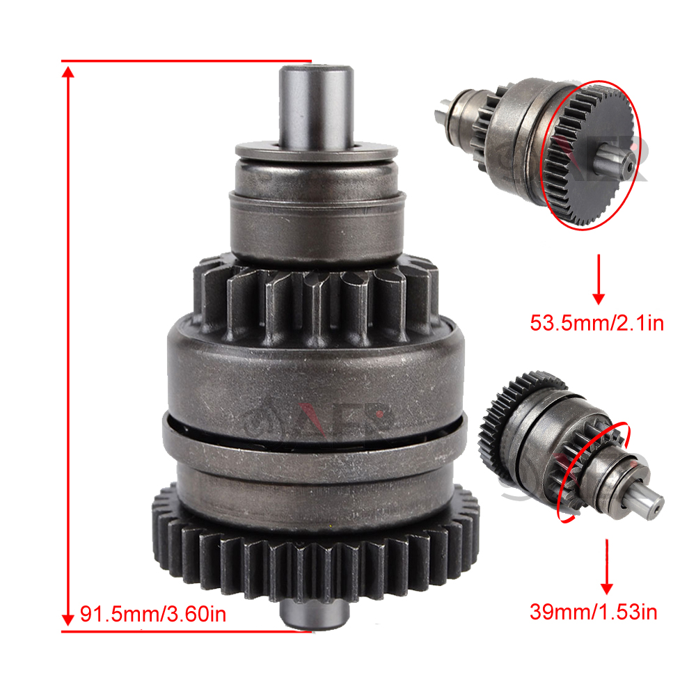 CCW Starter Drive Bendix for Polaris TRAIL BOSS 250 325 330 350L Worker 335 500 XPEDITION 325 425 XPLORER