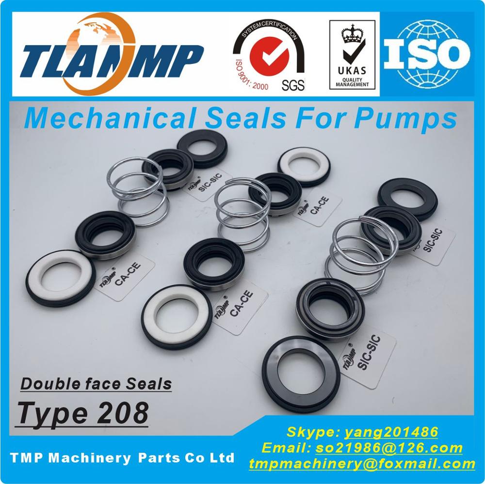 208-30 juntas mecánicas TLANMP de doble cara (Material: CA-CE-NBR, sic-sic-Vit, CE-CE-NBR) | Tamaño del eje 30mm, tamaño exterior 45mm