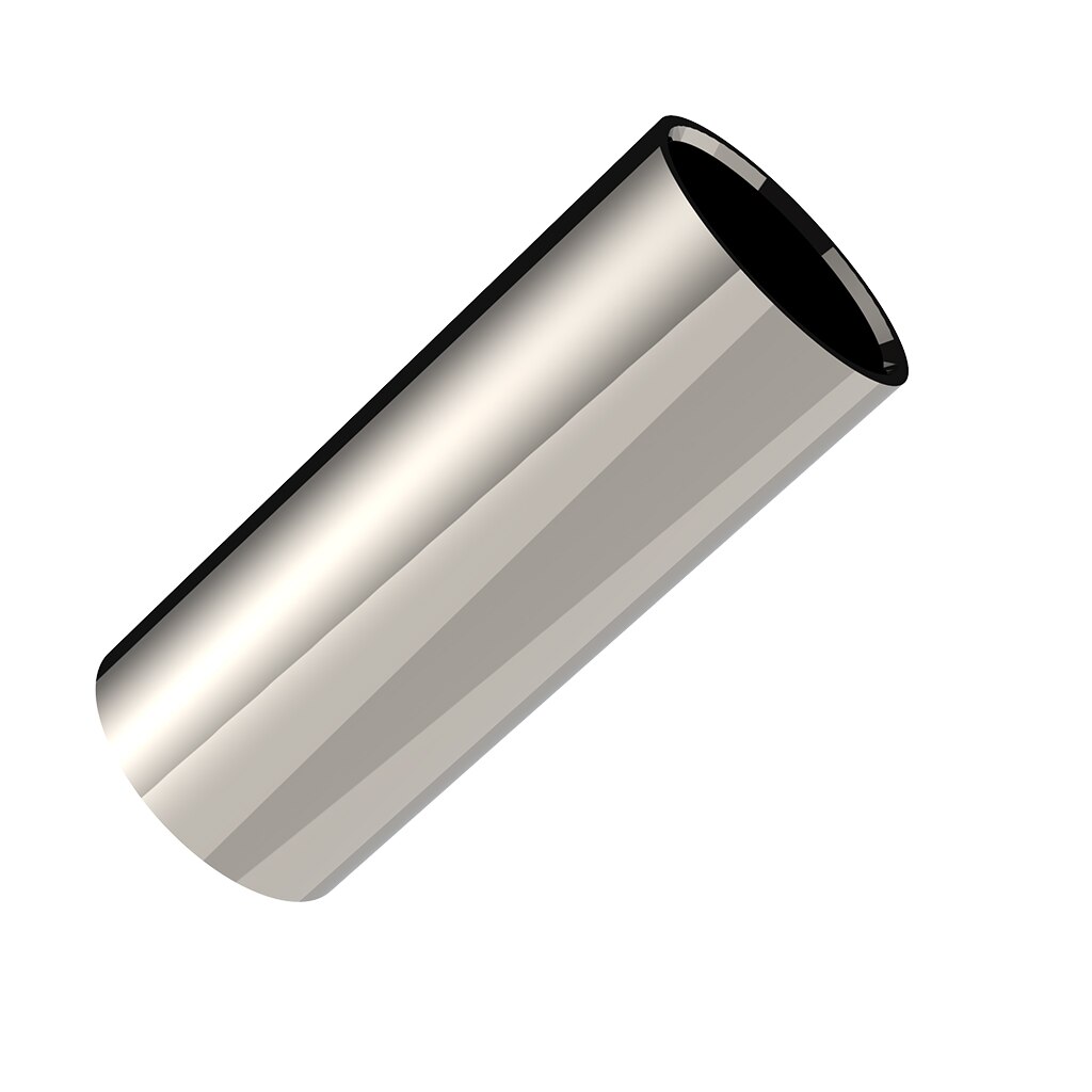 1 Stuk Gitaar Vinger Slide Golden Rvs Finger Knuck Lengte 60Mm