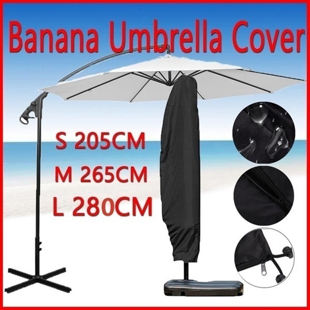 Banan 280cm /265cm /205cm 210d oxford stof gårdhave gårdhave skjold strand have solsejl udendørs paraply vandtæt