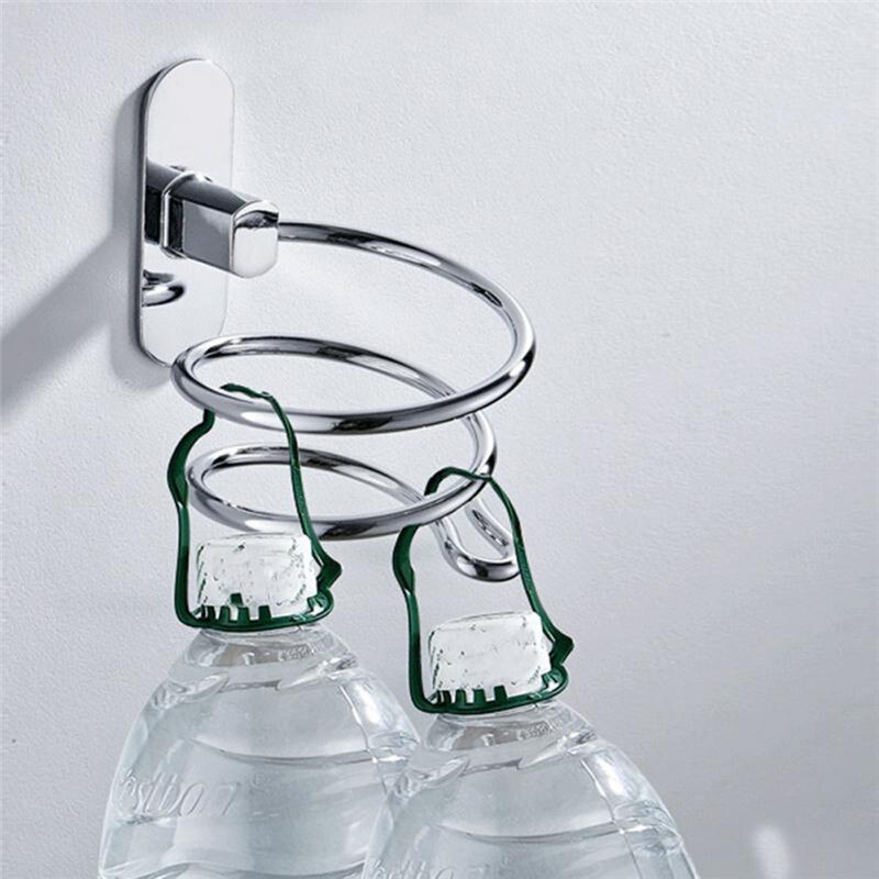 Étagère murale en spirale pour sèche-cheveux | Offre spéciale en aluminium pour salle de bain, étagère murale pour sèche-cheveux, directe
