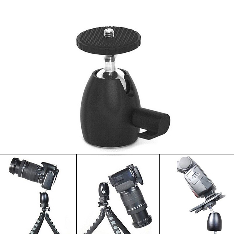 Mini Bal Hoofd Statief Dslr Dv Camera 360 Swivel Balhoofd 1/4 "Schroef Mount Stand LHB99