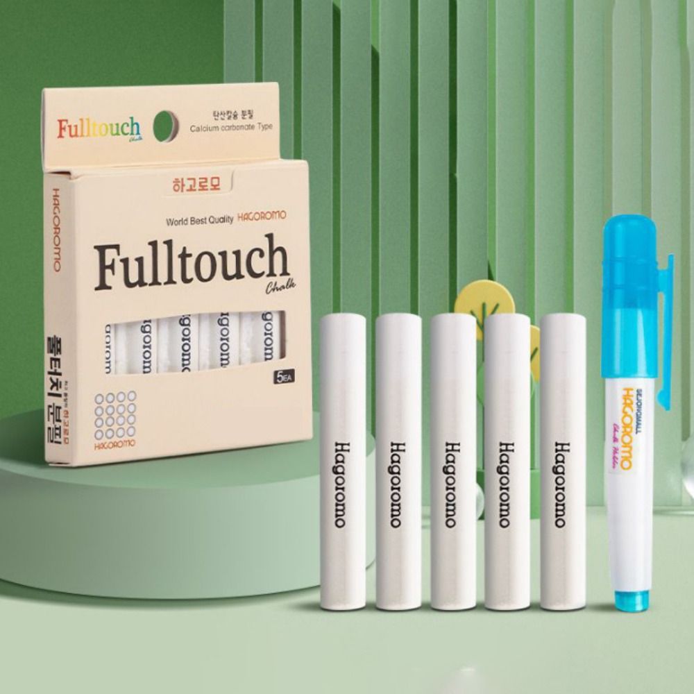 Durable blanco/multicolor sin polvo tiza escritura/coloración sin polvo pizarra herramienta de escritura Protector de tiza ajustable