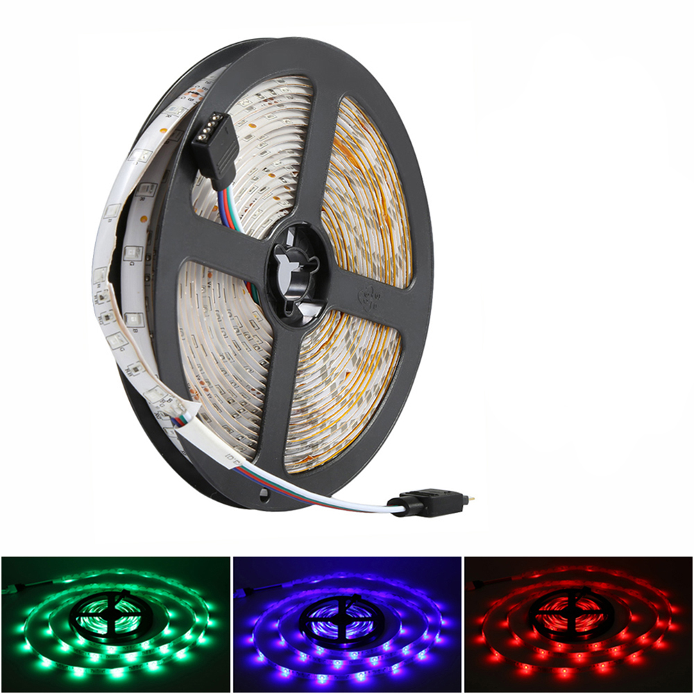 Dc 12V Led Strip Verlichting 5M 3528 300 Leds Licht Strip Led Nachtlampje Led Kerstverlichting Waterdicht tape Led Touw Verlichting Voor Bar: RGB