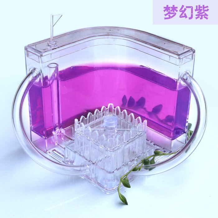 Ant Workshop House for Pet Villa Farm Ant Nest Castle Home formicarim: Purple