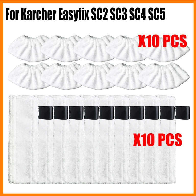 Mopptuch für Karcher Easyfix SC2 SC3 SC4 SC5 Dampfreiniger Mikrofaser-Bodenreinigungspadabdeckung Dampfreiniger-Zubehör