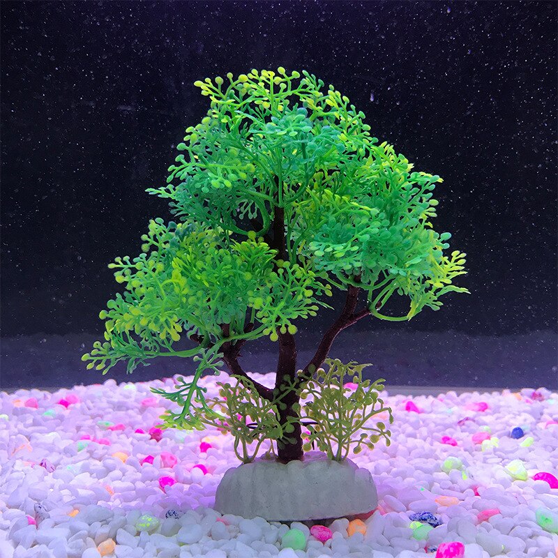 Simulatie kunstplanten aquarium decoratie water onkruid ornament plant aquarium thuiskantoor aquarium gras decoratie: 1