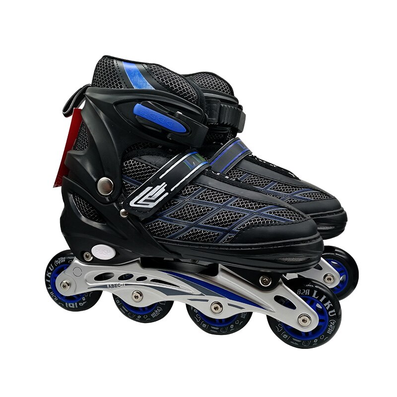Skating Shoes Children Inline Skates For Beginners ABEC7 Safety Roller Skates: blue / 19