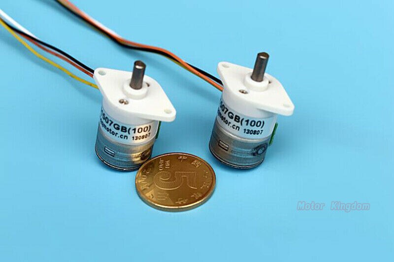MiNI 15mm stepping gear motor 2-phase 4-wire Mini Full Metal Gearbox Gear Stepper Motor DIY Robot