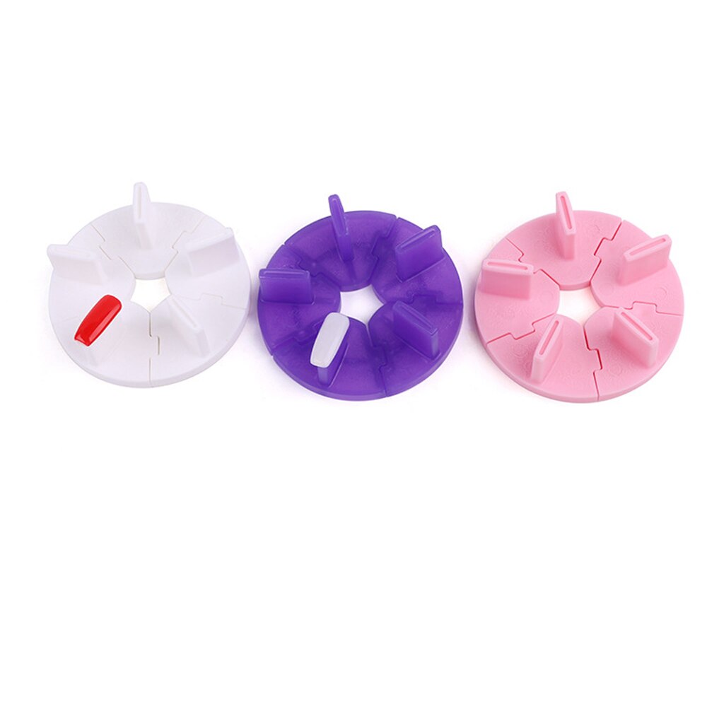 Nail Tips Display Board for Nail Art Practice and Swatch Detachable Stand Lotus Seat Rack Stand Holders Manicure