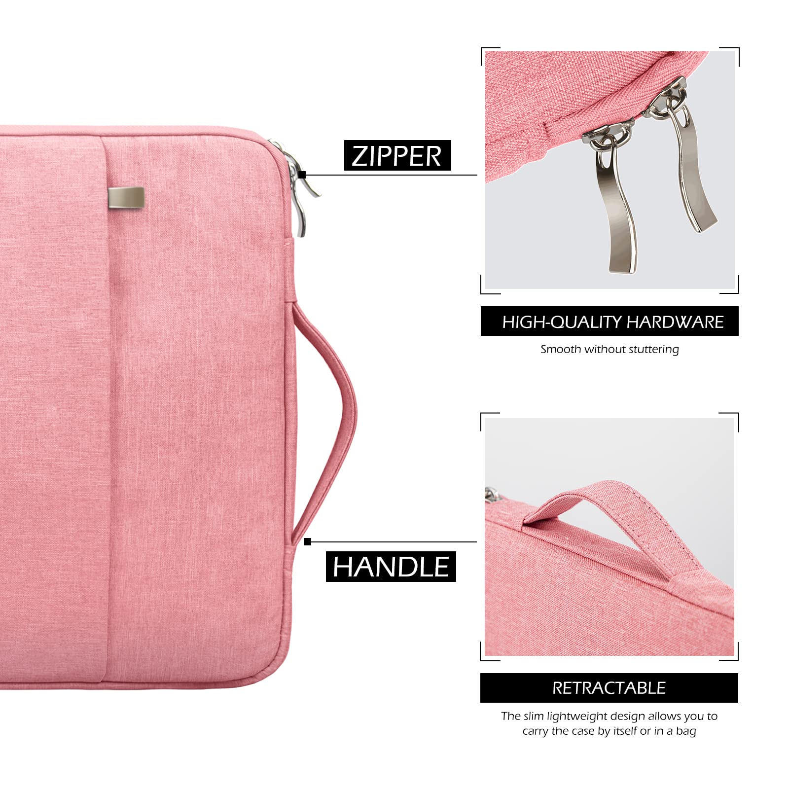 1pc Laptop Bag 13.0-15.6 Inch Laptop Handbag with Handle Waterproof, Shockproof, Anti-scratch, Soft Lining for Business Casual