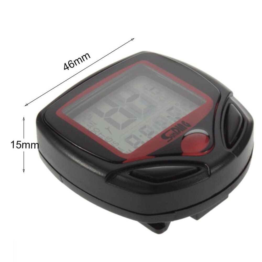 Fiets Meter Snelheidsmeter Bike Digitale LCD Fietsen Computer LCD Kilometerstand Snelheidsmeter Stopwatch Voor Fiets SD-548B