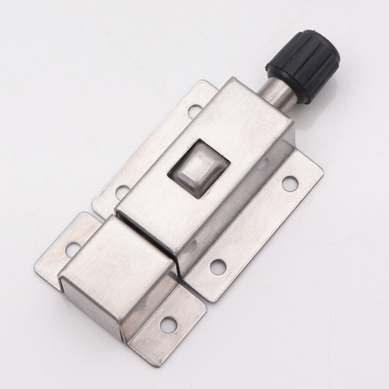 2pcs/lot Home Door Window Stainless Steel Security Slide Bolt Lock with Spring Button