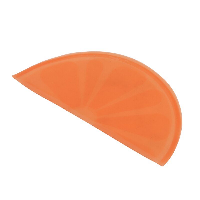 1pc silikon färskt lock mikrovågsugn speciellt värmeskydd kylskåp plastfolie lock tätning täck skålen: Orange