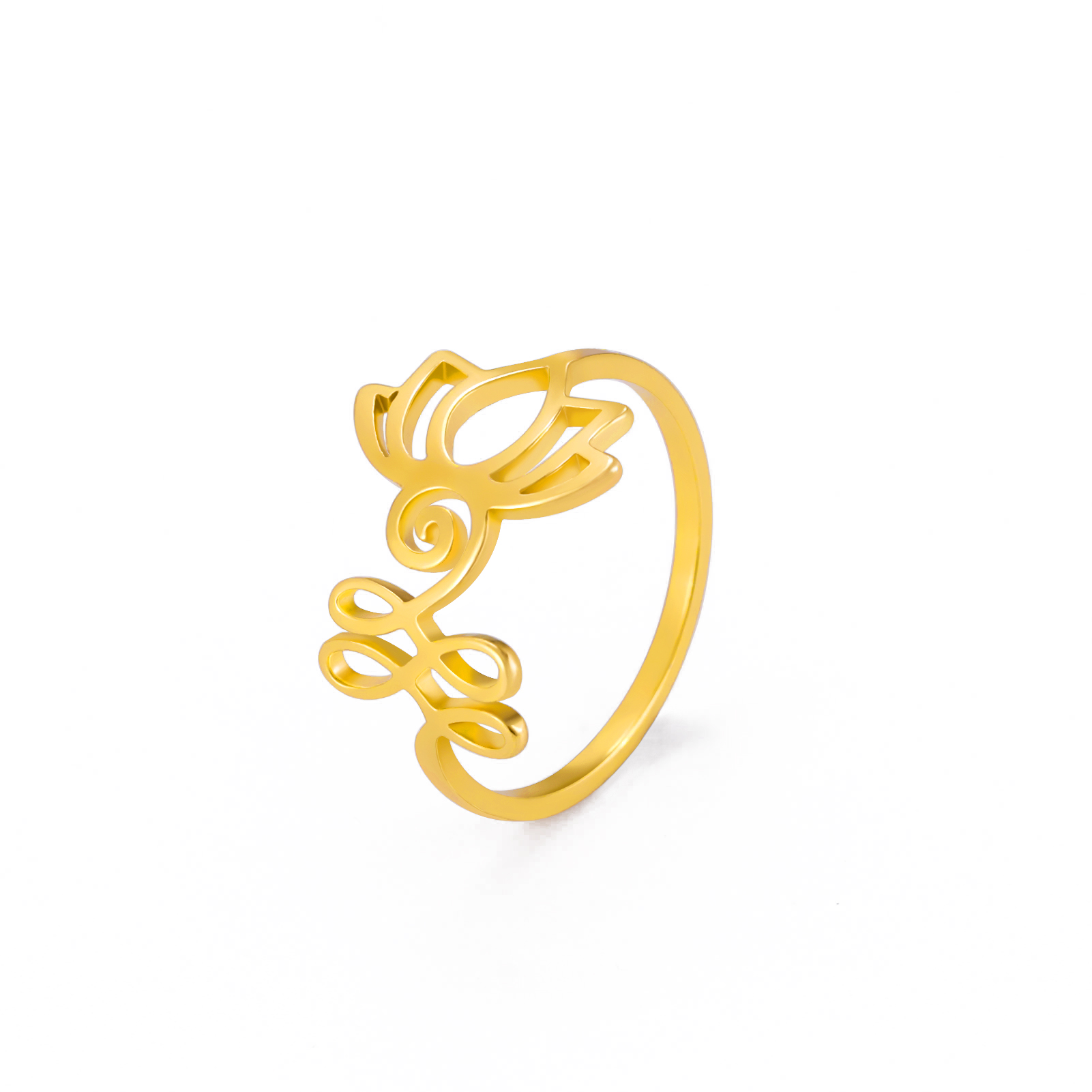Anillo de nota musical de HIPEE para mujeres y niñas, anillos cerrados de acero inoxidable, de boda bohemios para mujer, joyería
