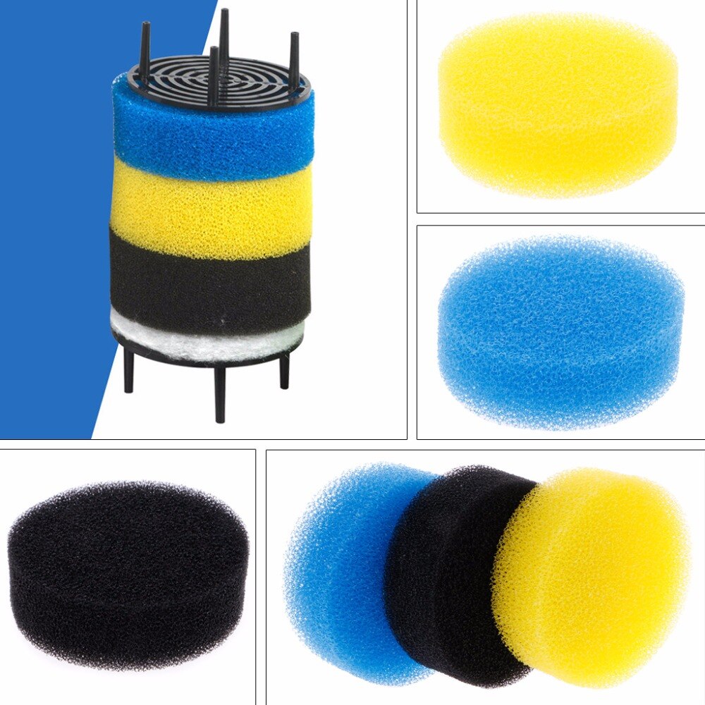 3 teile/satz Ersatz Filter schwämme für externe Aquarium fisch becken ilter eimer HW-602/HW-602B mischen-farbe