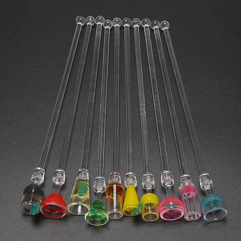 Cocktail Stirrer Drink Mixing Stick Set Acrylic Cocktail Mixer Blender Bar Supplies Swizzle Stirrer