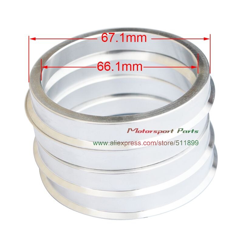 QUARKZMAN 2x Naben-Zentrierringe 72.6mm Auf 66.1mm - Kein Wackeln Mehr!