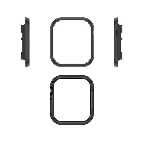 Horlogehoesje voor apple watch  se 6 5 4 3 2 1 highlight case 38mm 42mm nieuwste model hoesje transparante beschermhoes voor apple watch 4 44mm 40mm: Zwart / 40mm voor 4 5 6 se