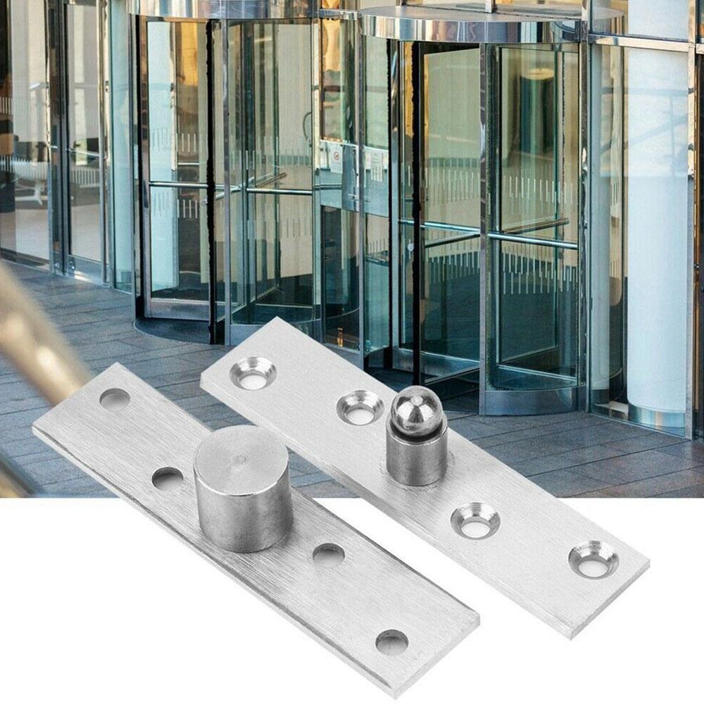 Bisagra de puerta pivotante de acero inoxidable, tres tipos, bisagra pesada de 360 grados, puertas pivotantes de trabajo para eje de acero de madera, inoxidable Pi K5Z9