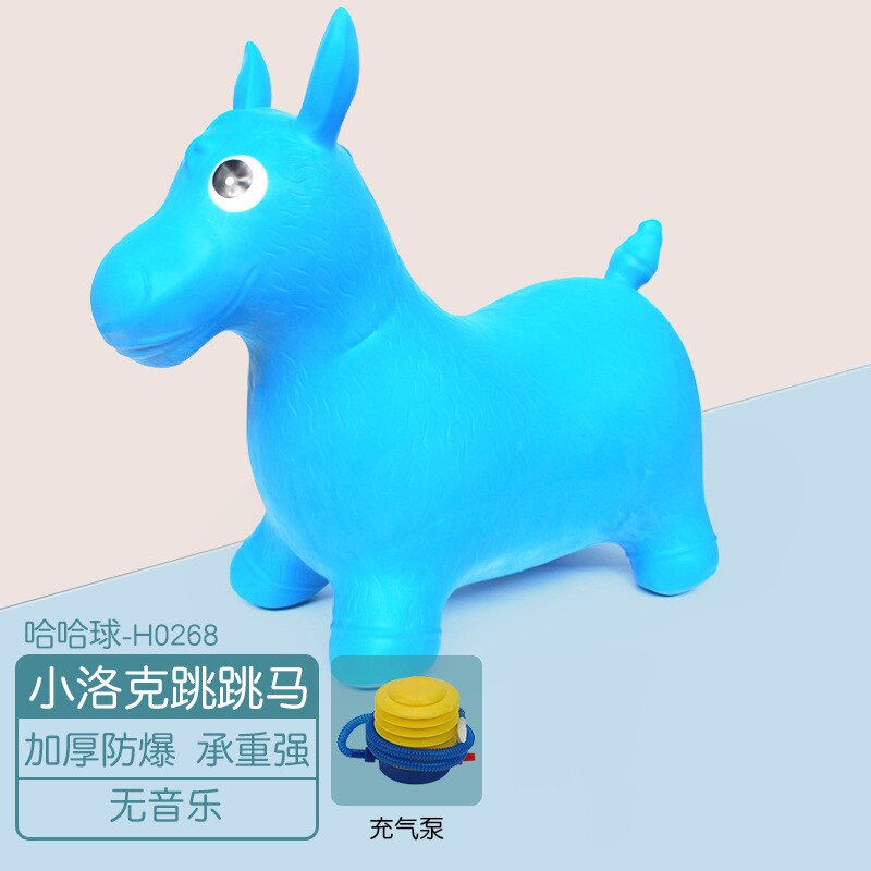 BBSKY Music Bouncy Horse Hopper Inflatable Jumping Horse Bouncing Animal Toys for Kid Toys Animal Riding Toys C20: 7