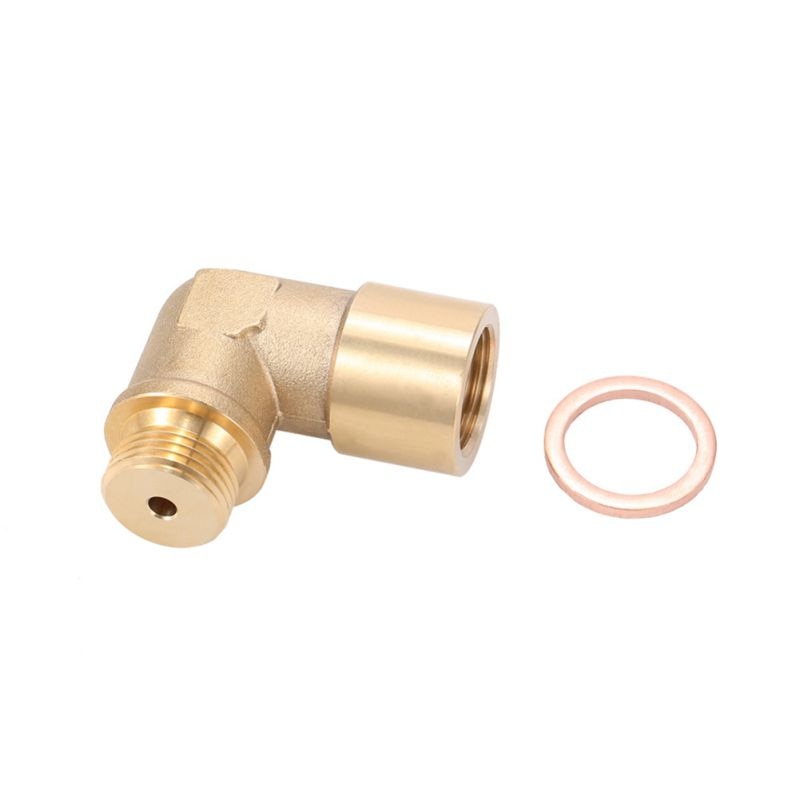 M18 x1.5 O2 Oxygen Sensor Lambda Extender Spacer Exhaust 90degree Lambda O2 Oxygen Sensor Extender Spacer
