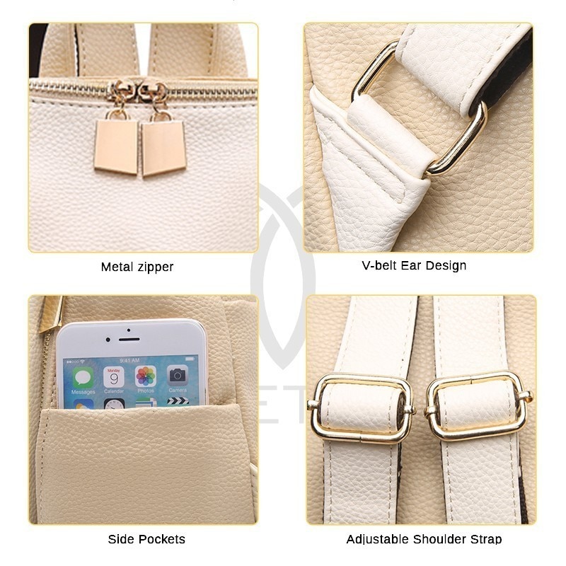 Frauen Rucksack für Schule Stil Leder Tasche Für College Einfache Frauen Casual Daypacks mochila Weibliche Berühmte Brands168-325