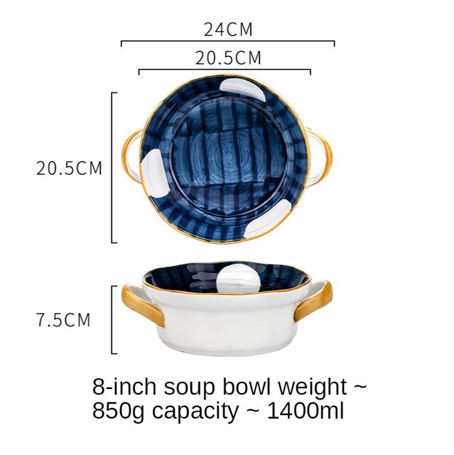 Suppe Schalen mit Griffe Keramik Portion einstellen für küche Weiß Französisch Zwiebel Suppe Töpfe Ofen Mikrowelle Spülmaschine Sicher: C24cm Nein Deckel