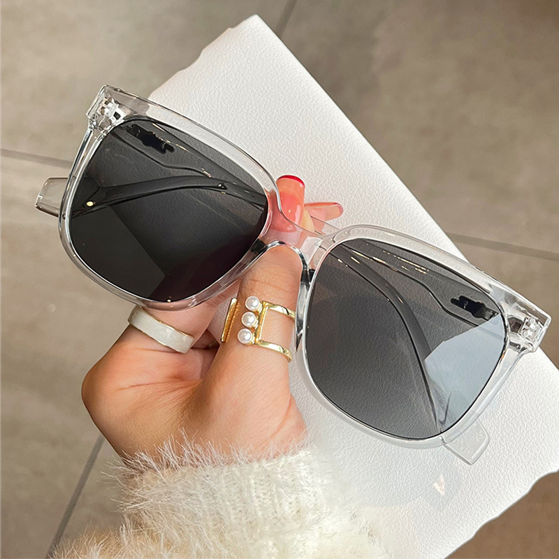 Oec Cpo Vierkante Bril Zonnebril Vrouwen Mode Oversized Punk Bril Mannen Trendy Geel Kleuren Shades Rijden UV400 Eyewear: Oranje
