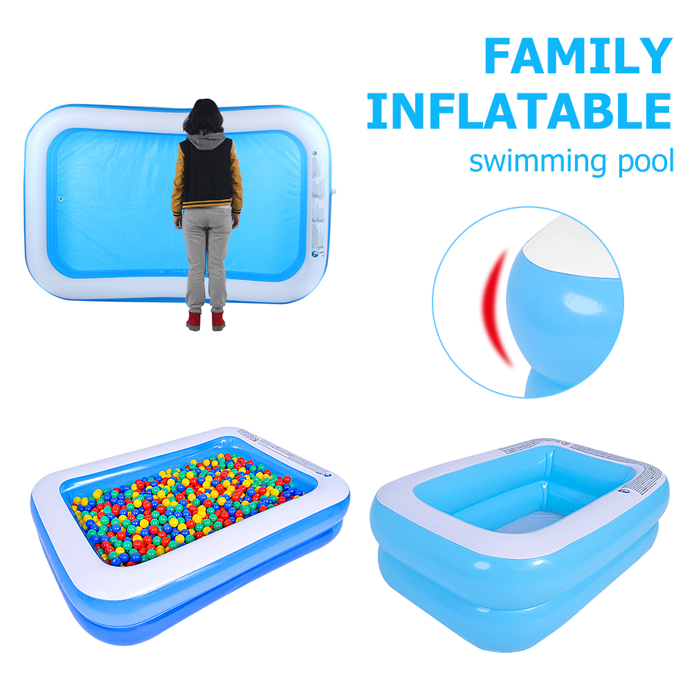 1.5m/1.2m enfants piscine gonflable Double couche solide bulle pour enfants jardin extérieur natation gonflable piscine partie