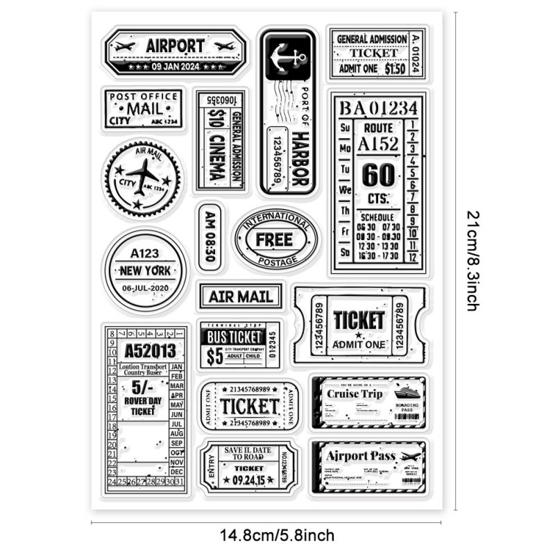 1pc insekter klare stempler til gør-det-selv scrapbooking sommerfugle guldsmede samling silikone stempelforseglinger gennemsigtige stempler til kort