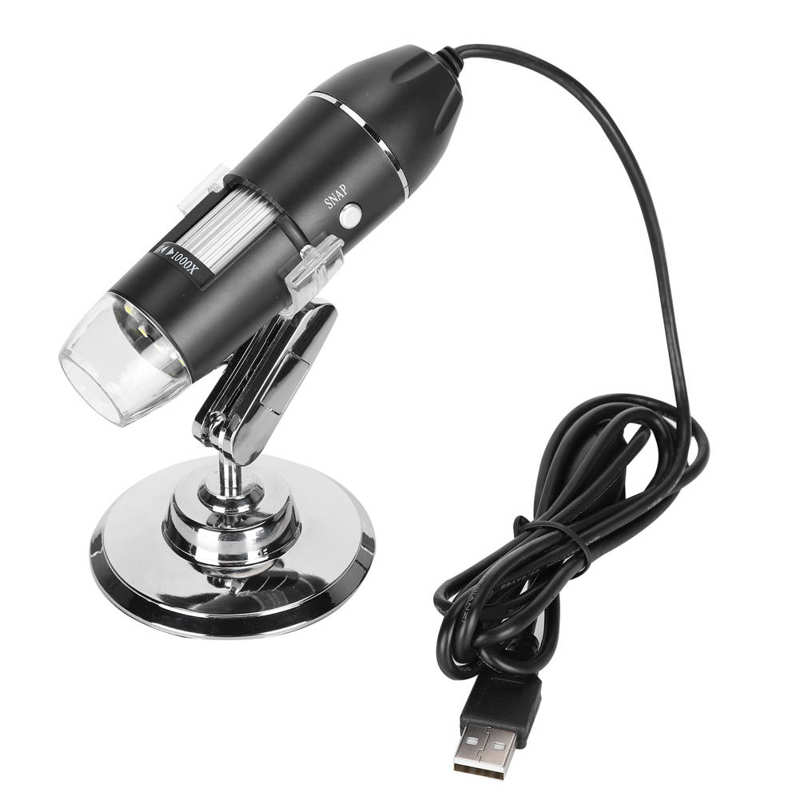 Digital USB Microscope Aluminum Alloy Multifunctional TTE01502 1000x Industrial USB Microscope High Magnification Engineers for