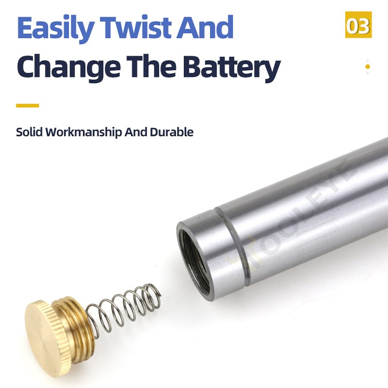 Photoelectric Optical Edge Finder LCD Warning Light Precision Electronic Instrument With Buzzing Sound Deep Hole Measuring Tools