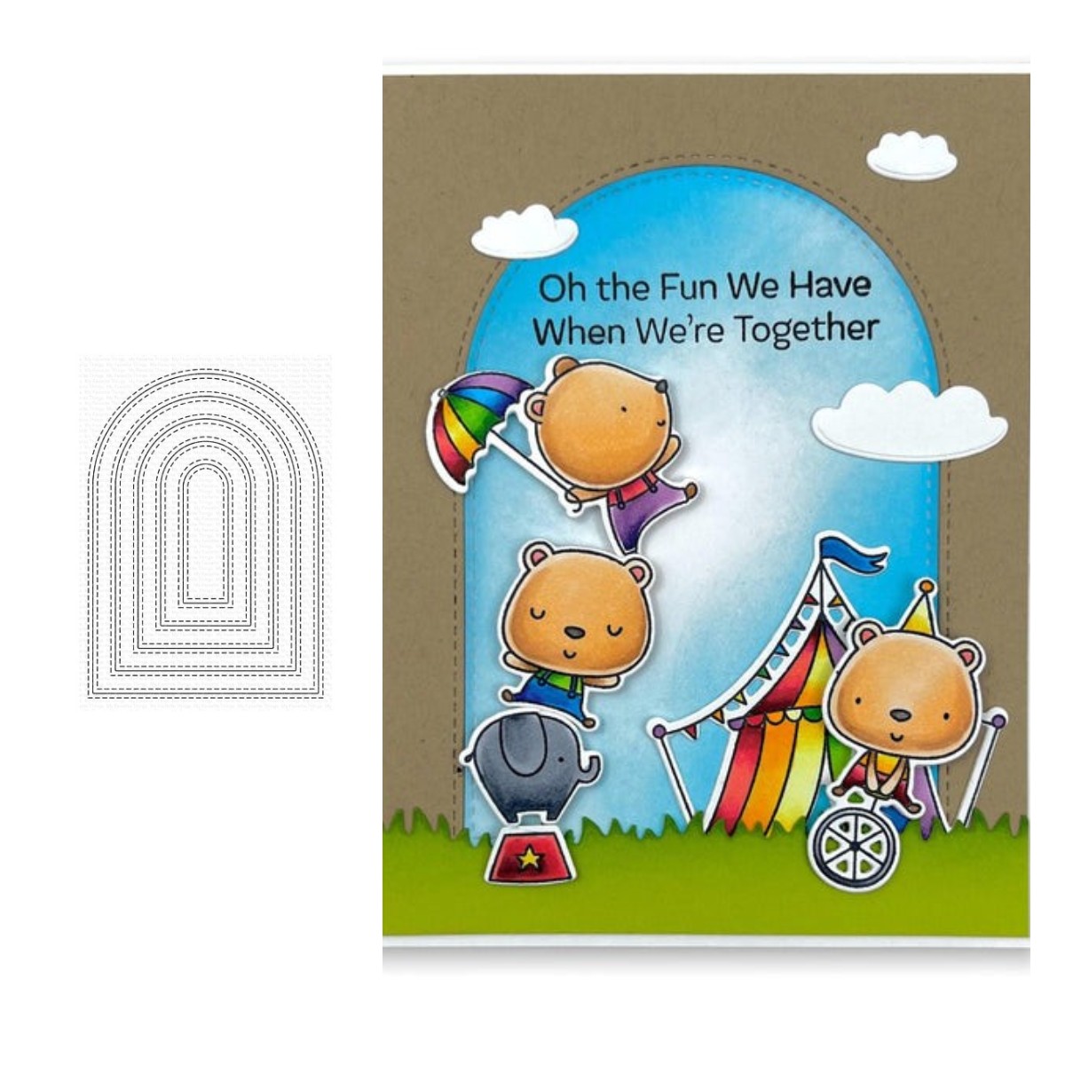 Arch Shape Metal Cutting Die Scrapbook Embossed Paper Card Album Craft Template Cut Die Stencils for 2022