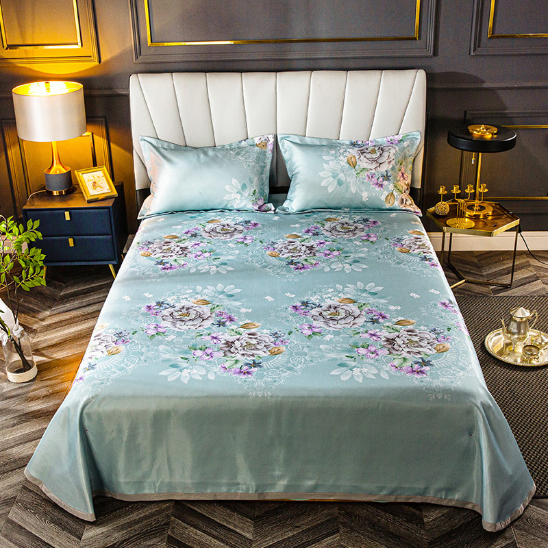 Verano Cool Sleeping Bed sábana 230x250cm aguacate impreso suave transpirable cama Mat colchones cubierta para adultos niños w/2 funda de almohada: Model 9