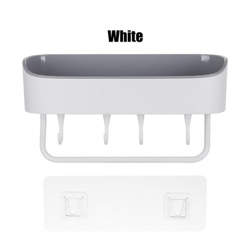 Douchegel shampoo houder badkamer plank lijm opbergrek organizer huisdecoratie zwevende plank badkamer accessoires: 4