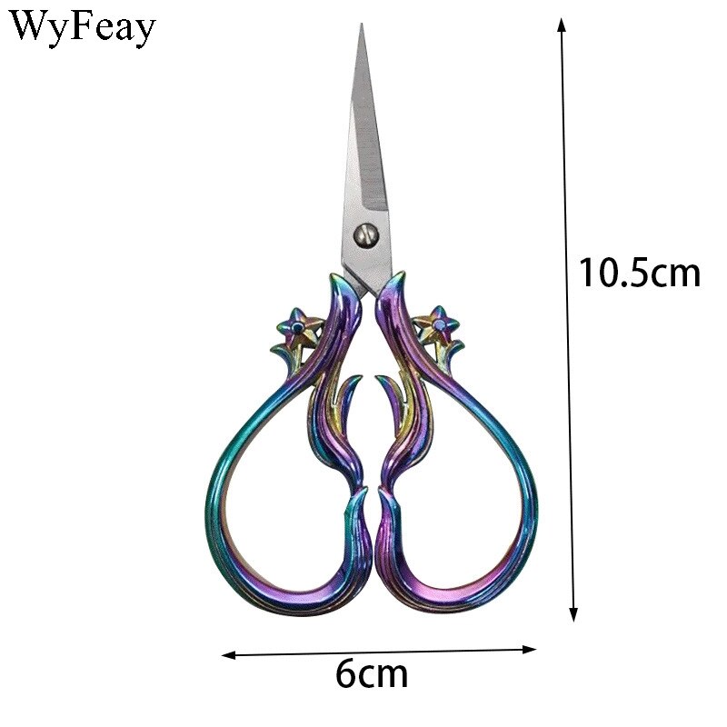 Tijeras Vintage de sastre Retro antiguo, tejido de costura, bordado y costura, suministros de corte de hilo