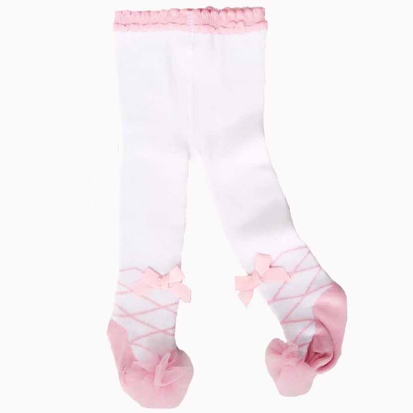 0-36 month children leggings sweet dance baby pantyhose lace bow princess girls leggings: 0-12m