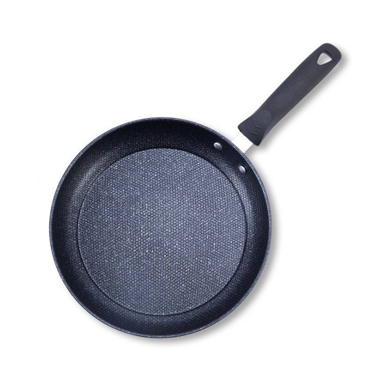 26/28/30cm Marble Stone Non-stick Copper Frying Pan with Six-layer Casting Ceramic Coating Induction Cooking Gas Cooker Pan