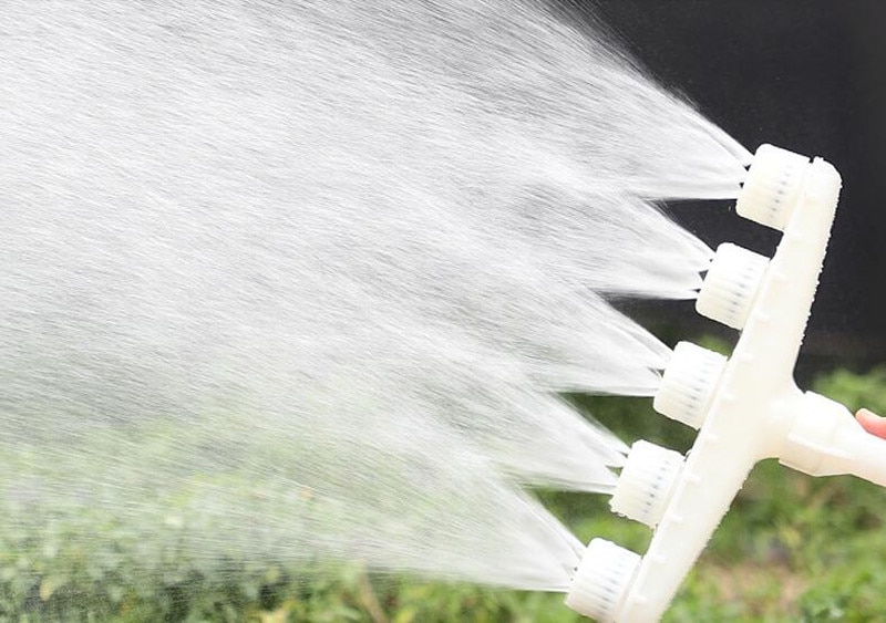 5-Head Agricultural Watering Vegetable Sprinkler Atomizing Nozzle Garden Watering Sprinkler Micro Irrigation Fittings